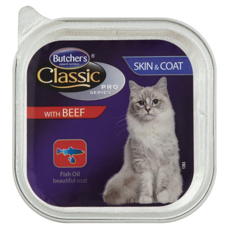 Butcher's Classic Pro Series Karma dla dorosłych kotów pasztet z wołowiną 100 g
