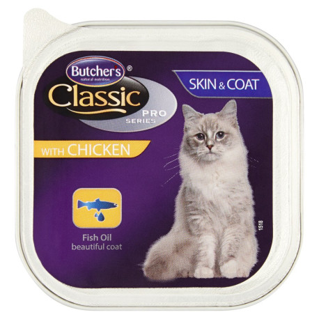 Butcher\'s Classic Pro Series Karma dla dorosłych kotów pasztet z kurczakiem 100 g