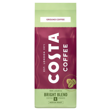COSTA COFFEE Bright Blend Medium Roast Kawa palona mielona 200 g