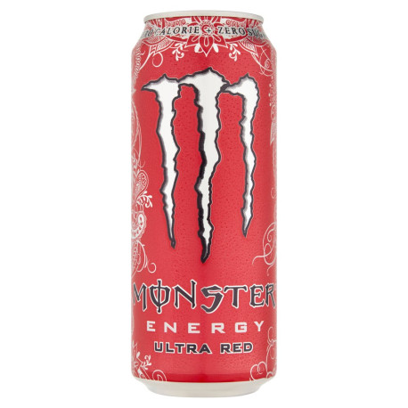 Monster Energy Ultra Red Gazowany napój energetyczny 500 ml