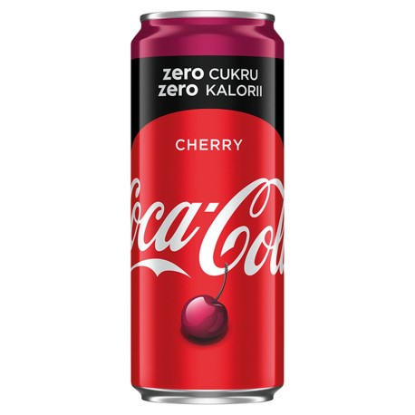 Coca-Cola zero Cherry Napój gazowany 330 ml
