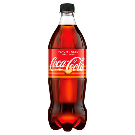 Coca-Cola zero Peach Taste Napój gazowany 850 ml