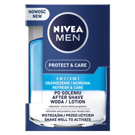NIVEA MEN Protect & Care 2w1 Woda po goleniu 100 ml