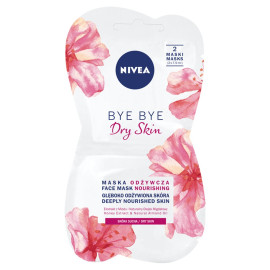 NIVEA Bye Bye Dry Skin Maska odżywcza 15 ml (2 x 7,5 ml)