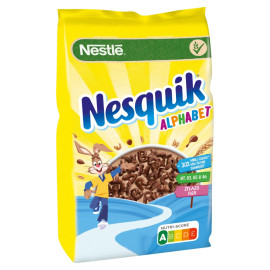 Nestlé Nesquik Alphabet Zbożowe literki o smaku czekoladowym 460 g
