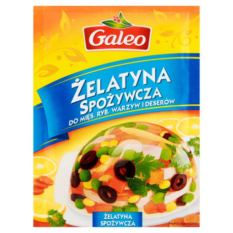 Galeo Żelatyna spożywcza do mięs ryb warzyw i deserów 20 g