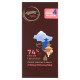 Wawel Czekolada 74% cocoa ziarno kakaowe z Ghany z solą himalajską 100 g