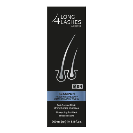 Long4Lashes Men szampon przeciwłupieżowy wzmacniający włosy 200 ml