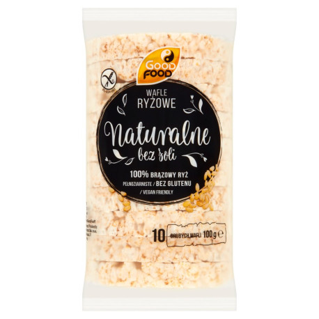 Good Food Wafle ryżowe naturalne 100 g (10 sztuk)