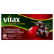 Vitax Inspirations Herbatka owocowo-ziołowa aromatyzowana o smaku żurawiny porzeczki 40 g (20 x 2 g)