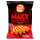 Lay\'s Maxx Mocno Pogięte o smaku Czerwona papryka Chipsy ziemniaczane 140 g