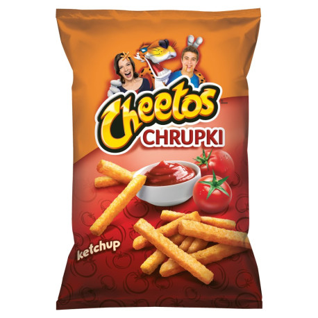 Cheetos Chrupki kukurydziane o smaku ketchupowym 165 g