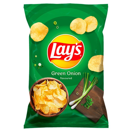 Lay\'s Chipsy ziemniaczane o smaku zielonej cebulki 140 g
