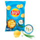 Lay\'s Chipsy ziemniaczane o smaku śmietankowego serka z ziołami 140 g