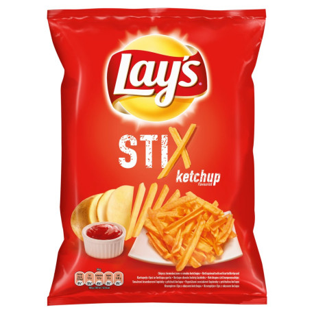 Lay\'s Stix Chipsy ziemniaczane o smaku ketchupu 140 g