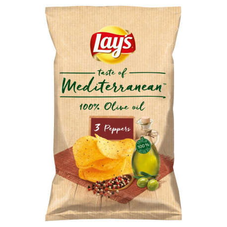 Lay\'s taste of Mediterranean Chipsy ziemniaczane z pieprzem 100 g