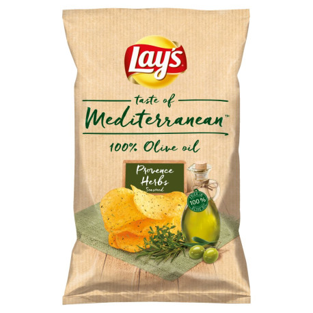 Lay\'s taste of Mediterranean Chipsy ziemniaczane z ziołami 100 g