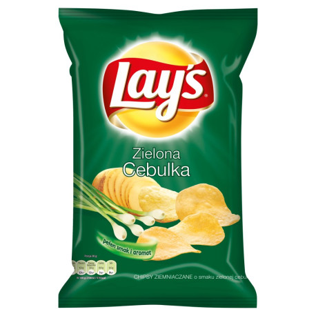 Lay's Zielona Cebulka Chipsy ziemniaczane 80 g