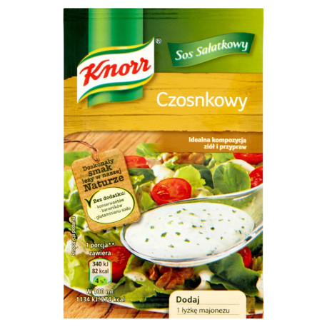 Knorr Sos sałatkowy czosnkowy 9 g