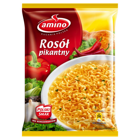 Amino Rosół pikantny Zupa błyskawiczna 60 g