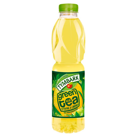 Tymbark Green Ice Tea Napój cytryna i limonka 1,5 l