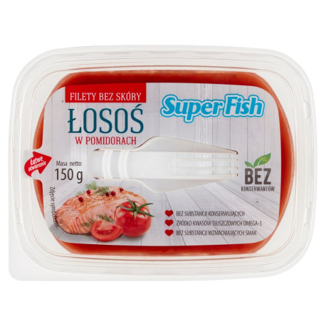 SuperFish Łosoś w pomidorach 150 g