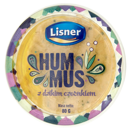 Lisner Hummus z dzikim czosnkiem 80 g