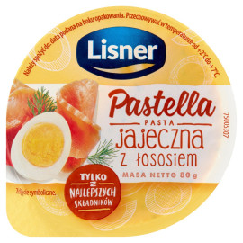 Lisner Pastella Pasta jajeczna z łososiem 80 g