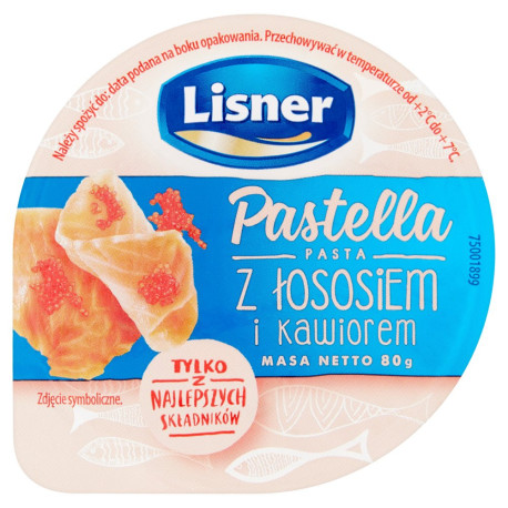 Lisner Pastella Pasta z łososiem i kawiorem 80 g
