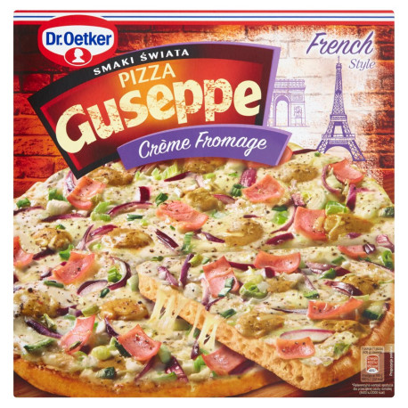 Dr. Oetker Guseppe Smaki Świata Pizza z sosem śmietanowym i serami 405 g