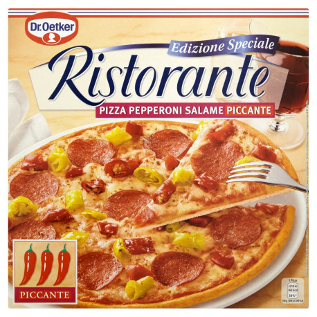 Dr. Oetker Ristorante Edizione Speciale Pizza Pepperoni Salame Piccante 320 g