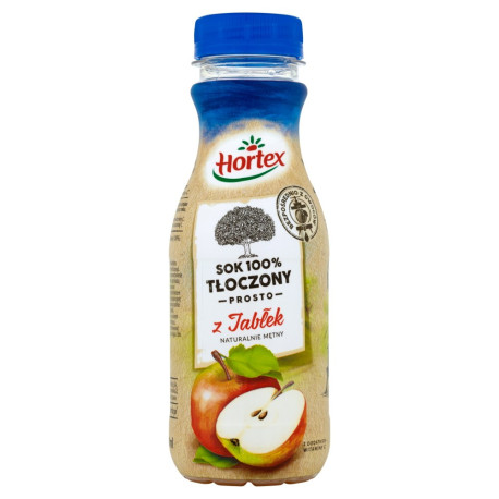 Hortex Sok 100% tłoczony prosto z jabłek 300 ml