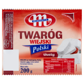 Mlekovita Twaróg wiejski polski tłusty 200 g