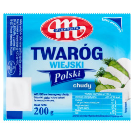 Mlekovita Twaróg wiejski Polski chudy 200 g