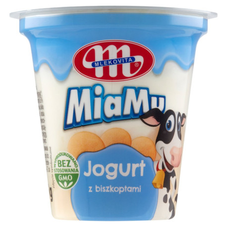 Mlekovita MiaMu Jogurt z biszkoptami 125 g