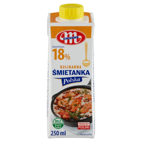 Mlekovita Śmietanka Polska kulinarna 18% 250 ml