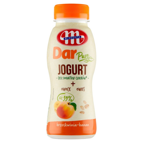 Mlekovita Dar Pure Jogurt brzoskwinia-banan 250 g