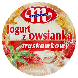 Mlekovita Jogurt z owsianką truskawkowy 180 g