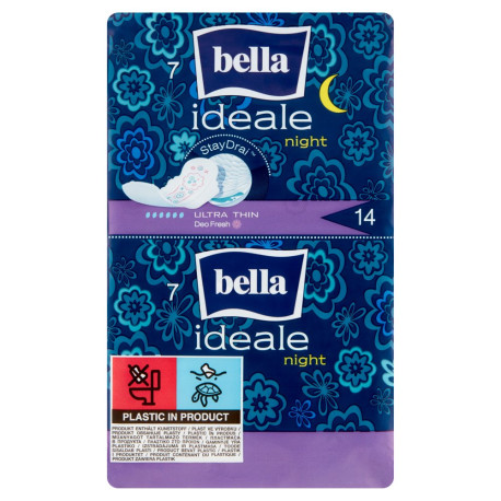 Bella Ideale Ultra Thin Night Podpaski higieniczne 14 sztuk