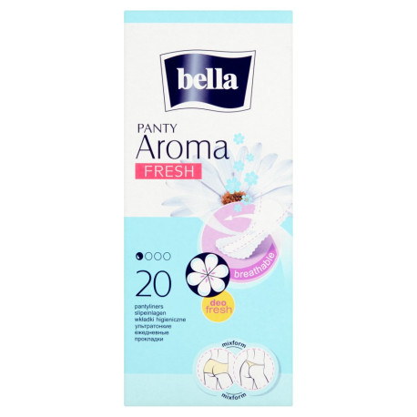 Bella Aroma Panty Fresh Wkładki higieniczne 20 sztuk