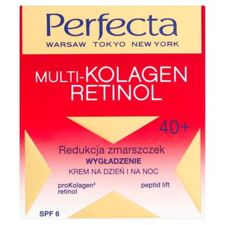 Perfecta Multi-Kolagen Retinol 40+ Wygładzenie Krem na dzień i na noc 50 ml