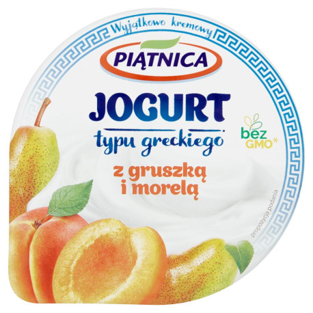 Piątnica Jogurt typu greckiego z gruszką i morelą 150 g