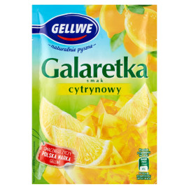 Gellwe Galaretka smak cytrynowy 72 g
