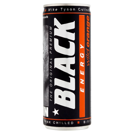 Black Wild Orange Energy Gazowany napój energetyzujący 250 ml