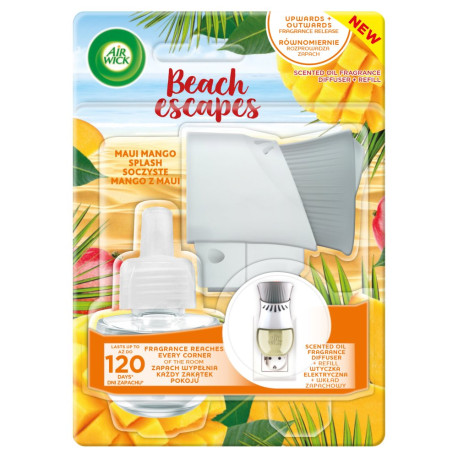 Air Wick Beach Escapes Wtyczka elektryczna i wkład zapachowy soczyste mango z Maui 19 ml