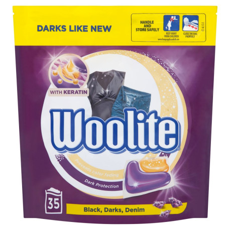 Woolite Black Darks Denim Kapsułki do prania 770 g (35 x 22 g)