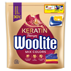 Woolite Keratin Therapy Kapsułki do prania do kolorów 660 g (33 prania)