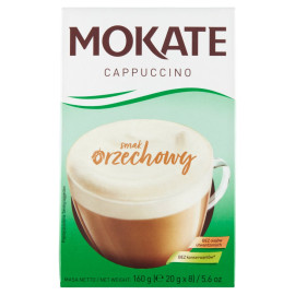 Mokate Cappuccino smak orzechowy 160 g (8 x 20 g)