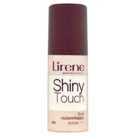 Lirene Shiny Touch 16h Fluid rozświetlający 107 beżowy 30 ml