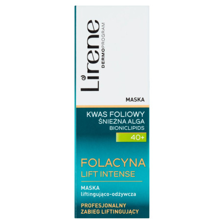 Lirene Folacyna Lift Intense 40+ Maska liftingująco-odżywcza 50 ml